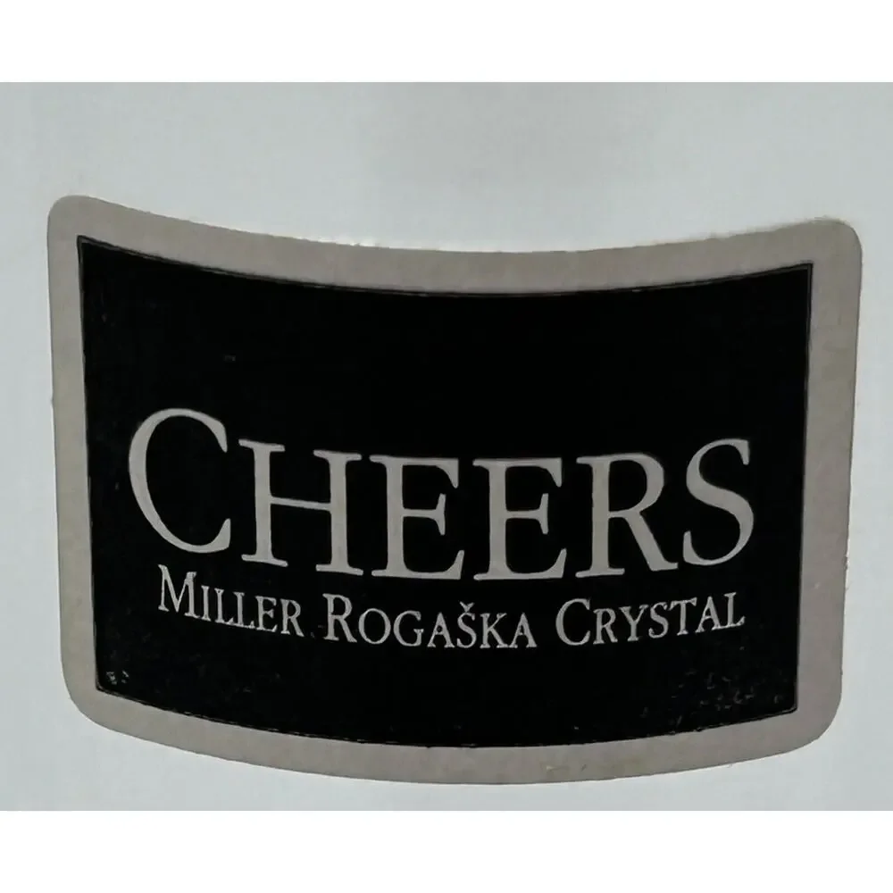 CHEERS MILER ROGASKA CRYSTAL SHOT GLASSES‎ SET OF FOUR